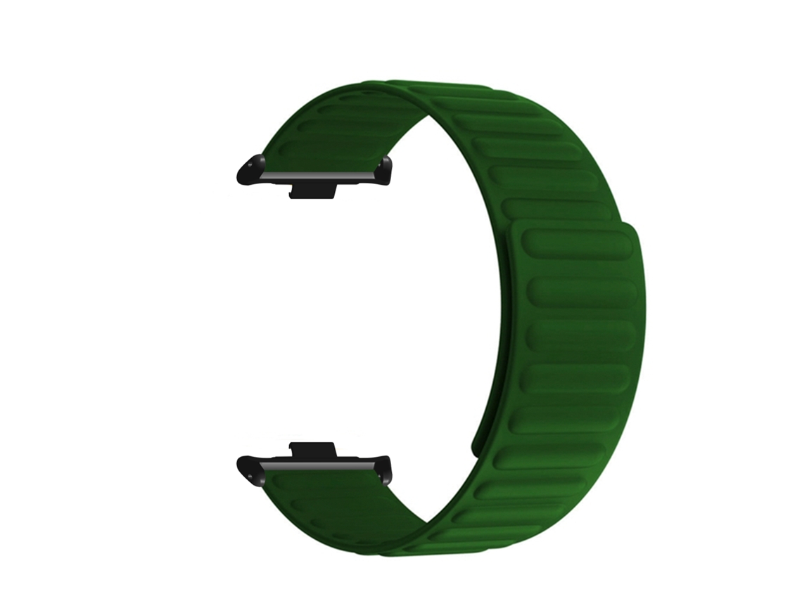 2 Correas Magnéticas De Silicona Para Mi Band 8 Pro (verde Oliva)