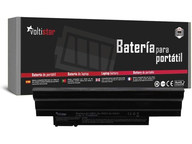 Batería para Portátil VOLTISTAR Emachines 355 Acer Gateway Lt23 Lt25 Lt27 Acer Aspire One D260 D260E