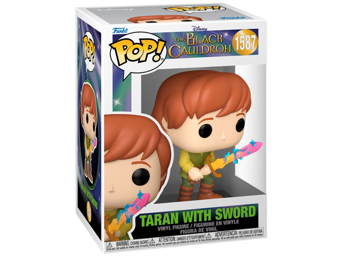 Figura Pop Disney El Caldero Negro Taran Con Espada Funko