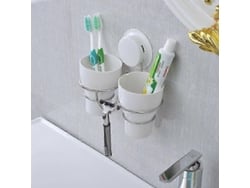 Soporte para cepillo de dientes eléctrico, soporte de pared para cepillos de dientes eléctricos con adhesivo fuerte y ajustable.