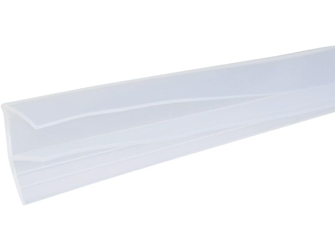 Sello Transparente Para Mampara De Ducha Sin Marco En Forma De F De 98 Pulgadas Para Vidrio De 15/32
