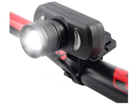Luces de bicicleta Linterna de bicicleta recargable por USB Linterna de luz de bicicleta resistente al agua Focal ajustable 4 modos Luz de ciclo fá...
