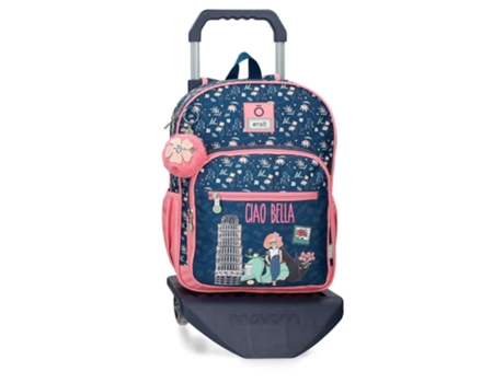 Mochila escolar ENSO Ciao Bella 38cm con carro