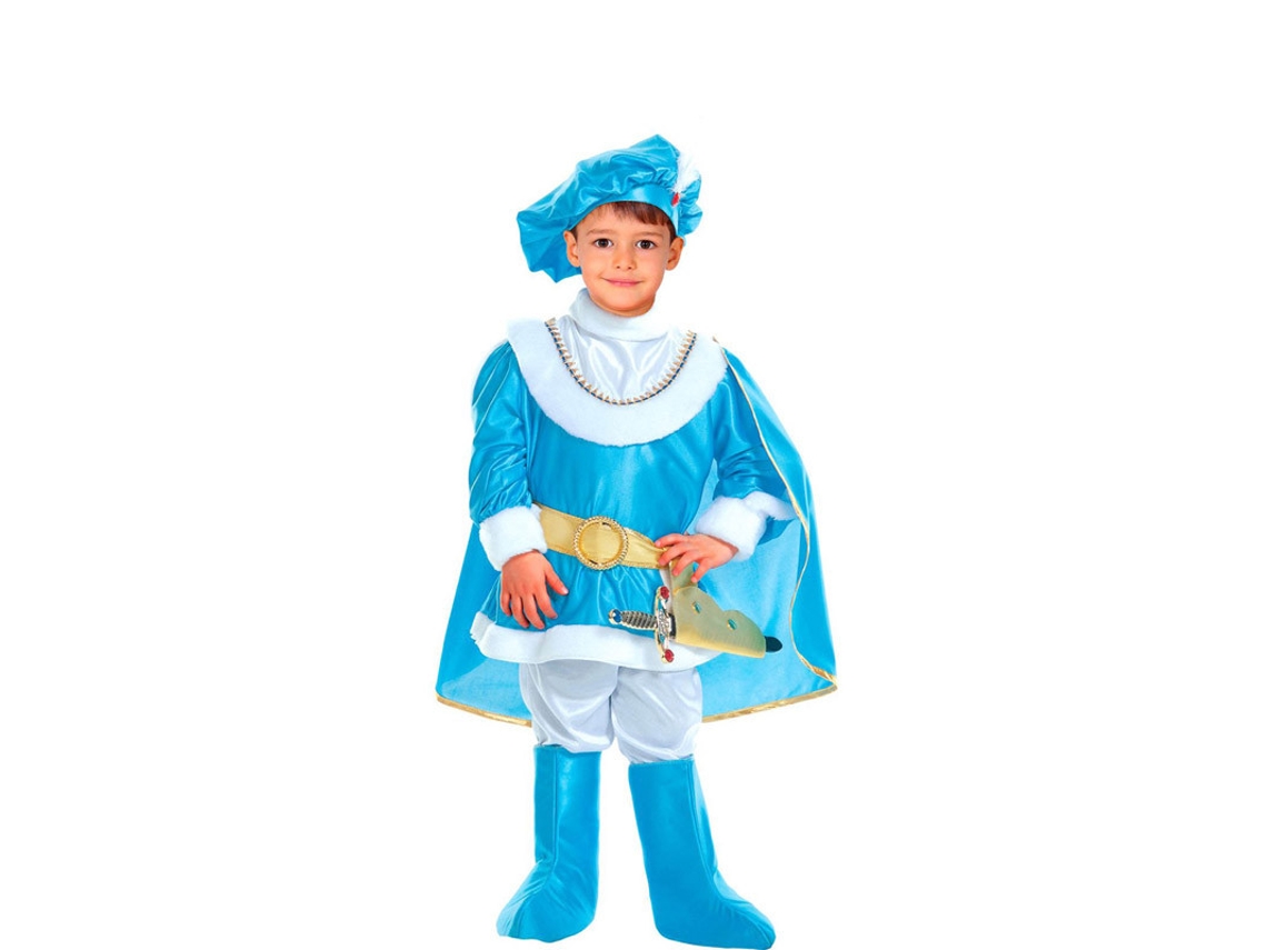 Disfraz de Niño WIDMANN príncipe azul con sombrero (Tam.: 3-4 anos)