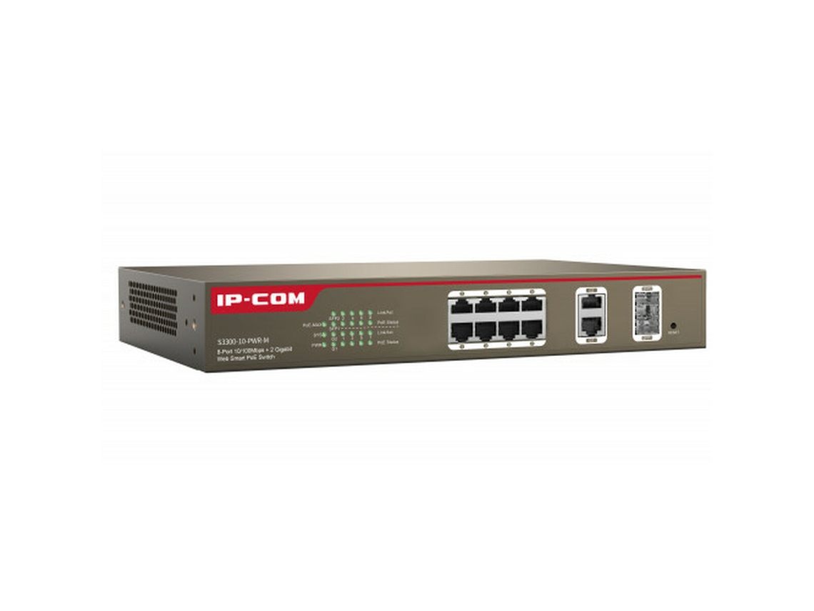 Switch IP-COM S3300-10-PWR-M (Gris)