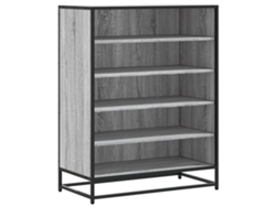 Zapatero de madera y derivados del metal, gris, Sonoma MAISON EXCLUSIVE, 75x38x97,5 cm