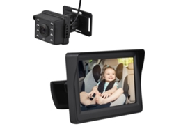 Monitor de coche para bebé, cámara de Monitor 1080P para asiento orientado hacia atrás para bebé #1