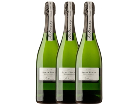 Espumante MONT-FERRANT Mont-Ferrant Berta Bouzy Extra Chardonnay Brut Cava (0.75 L - 3 unidades)