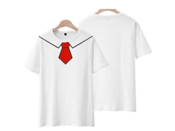 2026-camiseta Manga Corta Casual Estrella De Tarta Infantil/adulto Suelta Bob Esponja Amarillo Rojo Rosa