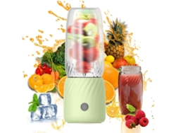 Exprimidor de frutas pequeño recargable multifuncional portátil Facpoet de 350 ml