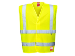 Chaleco De Alta Visibilidad Antiestático - Resistente A La Llama Amarillo / 4x/5x