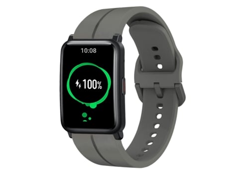 Correa de reloj de silicona con bucle de 20 mm para Honor Watch ES (gris oscuro)