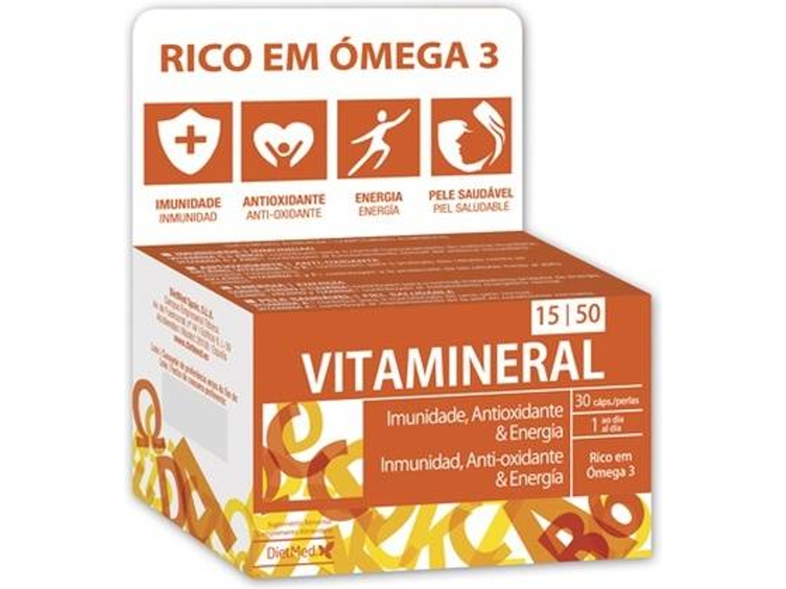 Complemento Alimentar DIETMED Vitamineral / (30 cápsulas)