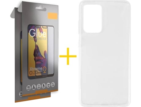 Kit Funda + 2 Protectores de Pantalla Samsung Galaxy A52 4G SKYHE Full (Transparente)