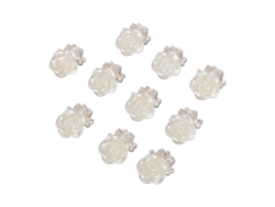10 Piezas De Piedras Decorativas De Cristal Con Forma De Flor De Diamantes De Imitación Para Ramos De Novia Y Manualidades.