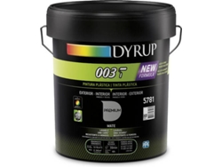 Pintura Acuosa DYRUP para Fachadas, Paredes y Techos Interiores 003 (Blanco - 15 L)