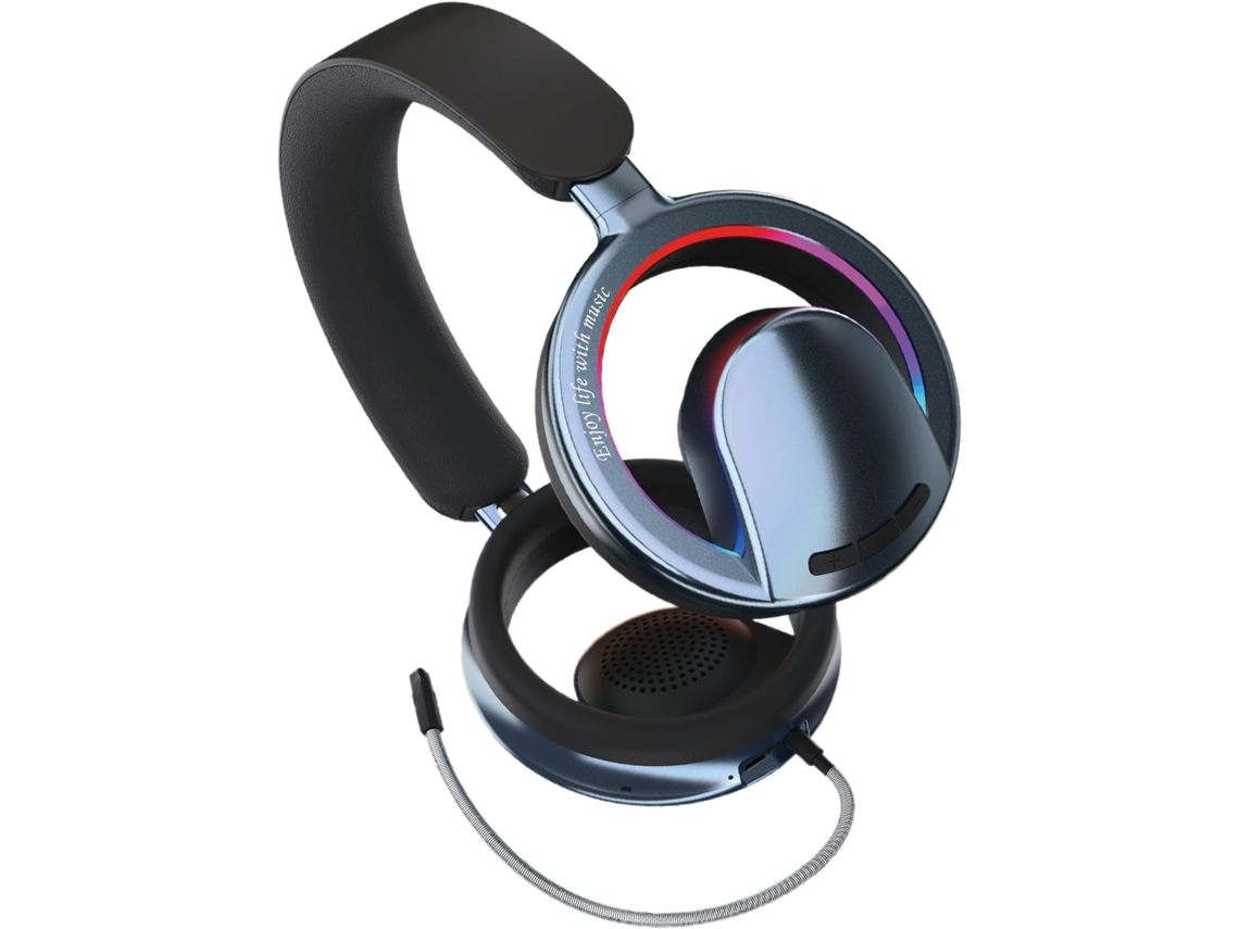 Auriculares De Música Recargables Con Marco Abierto Y Cable
