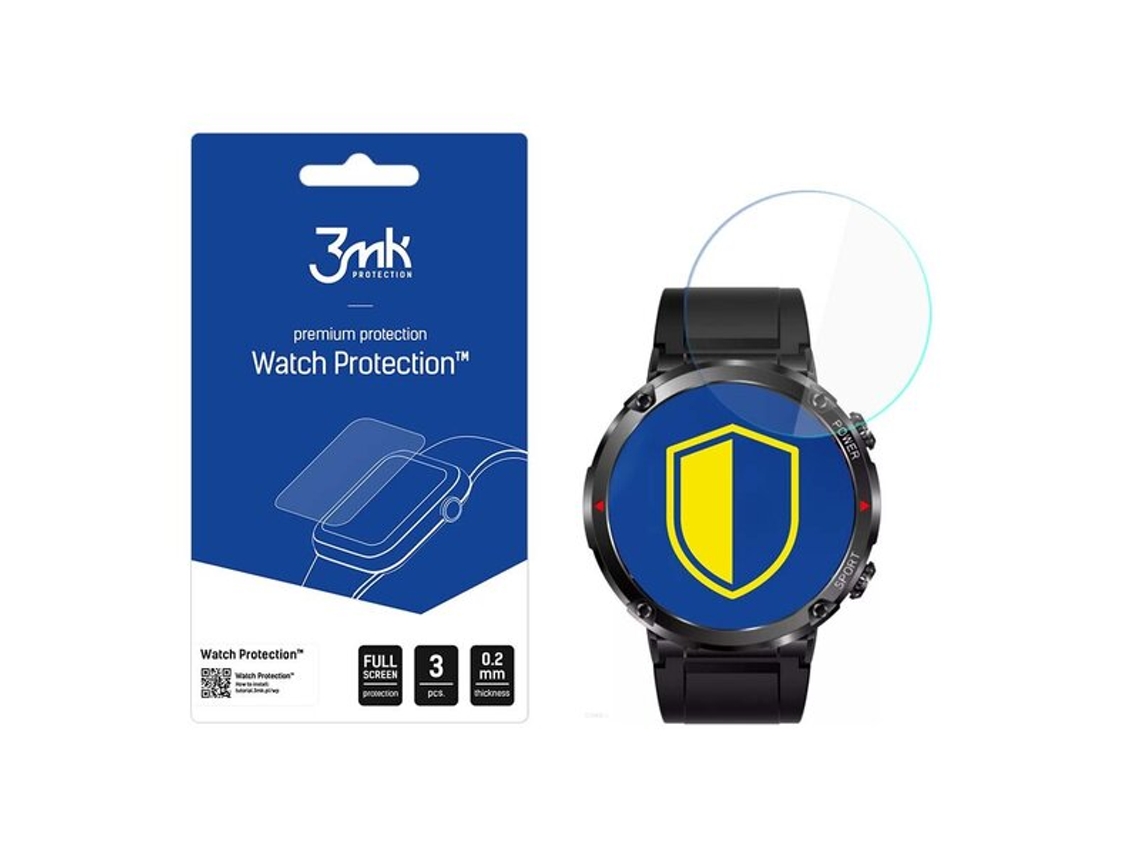 Protector de reloj Vayotoy con vidrio flexible 3mk Flexibleglass Lite