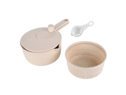 Manual del colador de frutas y verduras para la secadora de ensaladas, centrifugadora de arroz y verduras para la cocina