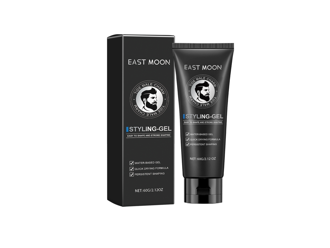 Gel-cera para peinar East Moon: controla el encrespamiento e hidrata el cabello.