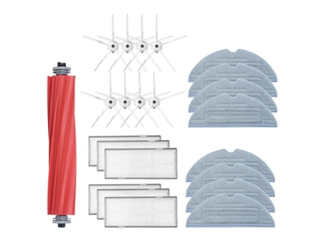 Para xiaomi roborock main side brush mops panos hepa filter kit