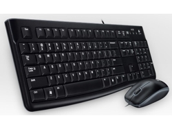 Teclado Logitech Desktop MK120, Swiss (Con Cable - Layout Suizo)