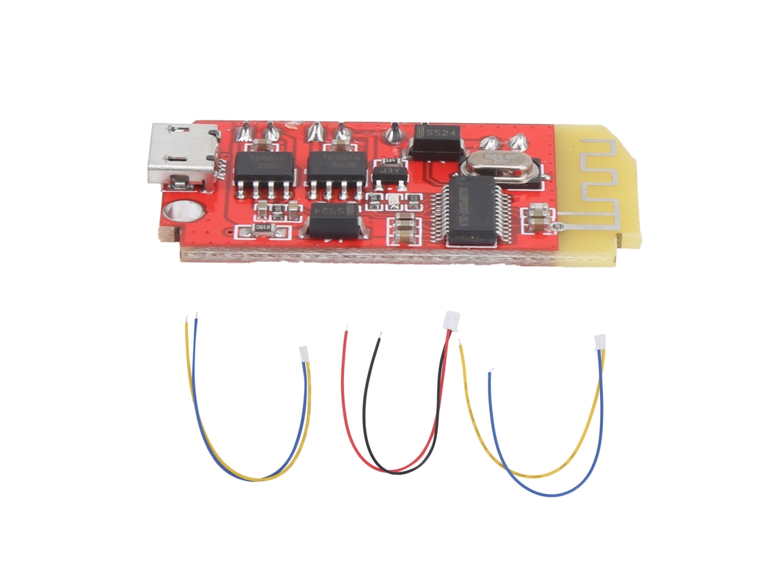 Módulo Amplificador Estéreo Bluetooth 4.2 5w+5w Placa Amp Con Puerto De Carga Usb Piezas De Audio