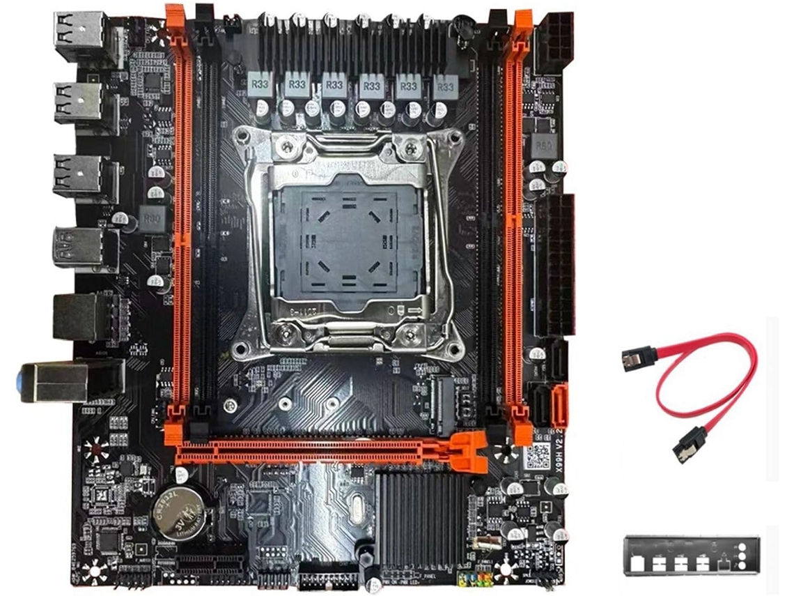 Placa Base De Escritorio B85 X99h Lga2011 - 3 Ranuras De Ram Ddr4 Reg Ecc M.2 Pcie Sata3.0 Kit X99