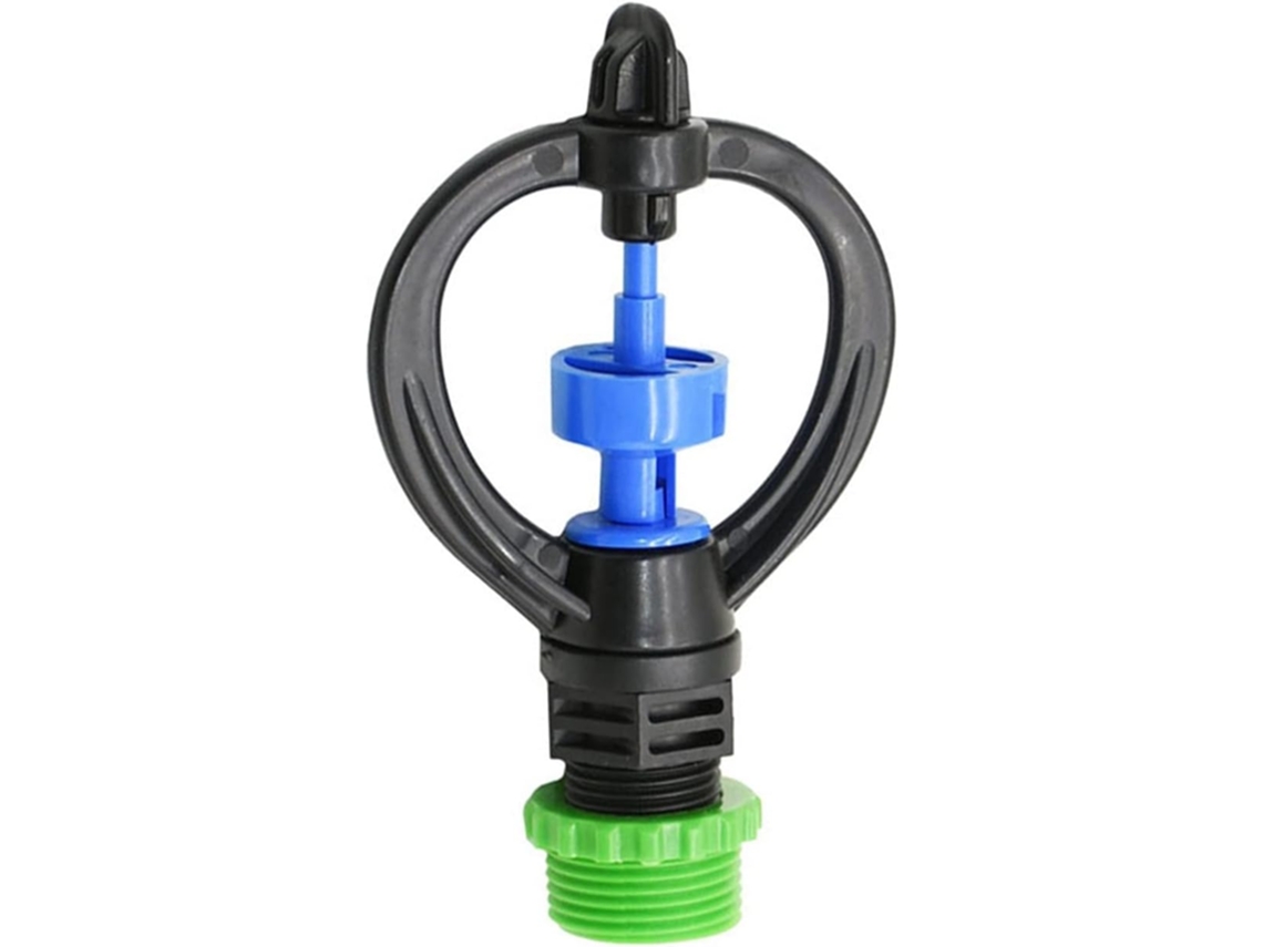 Sistema de riego por aspersión para césped, aspersor rotativo macho de 1/2'' y 3/4'' para jardines, atomizador de riego.