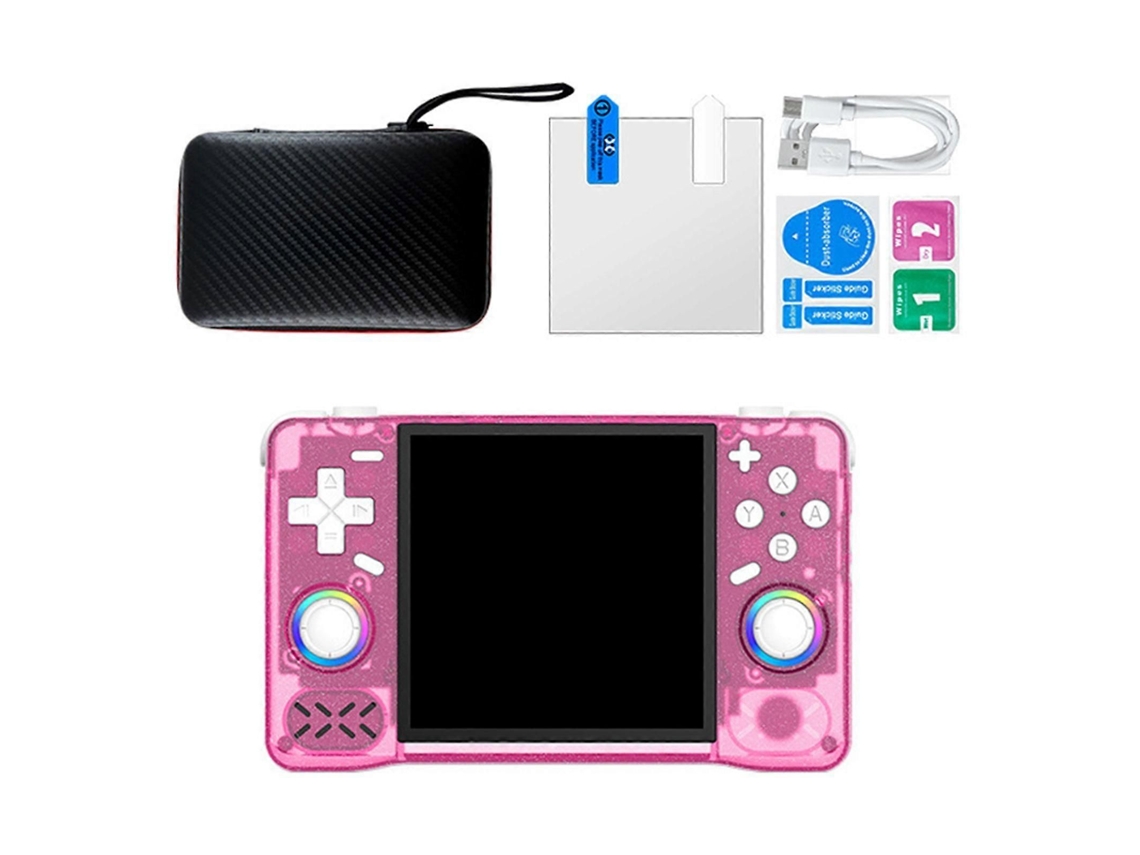 Consola de juegos portátil con batería de 4000 mAh - Consola portátil retro, más de 18 000 juegos, motor de vibración, perfecta para el hogar y los viajes.