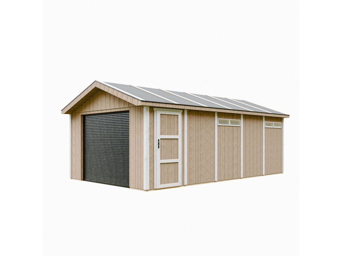 Garaje de primera calidad 21 m² An. 378 x L. 648 cm Timbela M992b Terra Brown