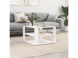 Mesa de Centro 59,5x59,5x40 Cm Derivados de Madera Blanco