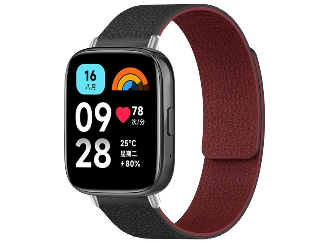 Correa para Redmi Watch 3 Active / Lite - Silicona magnética - Textura de lichi
