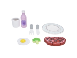 Brinquedo De Cozinha Simulação Bife Legume Omelete Conjunto De Jogo Para Crianças Oxyqblue