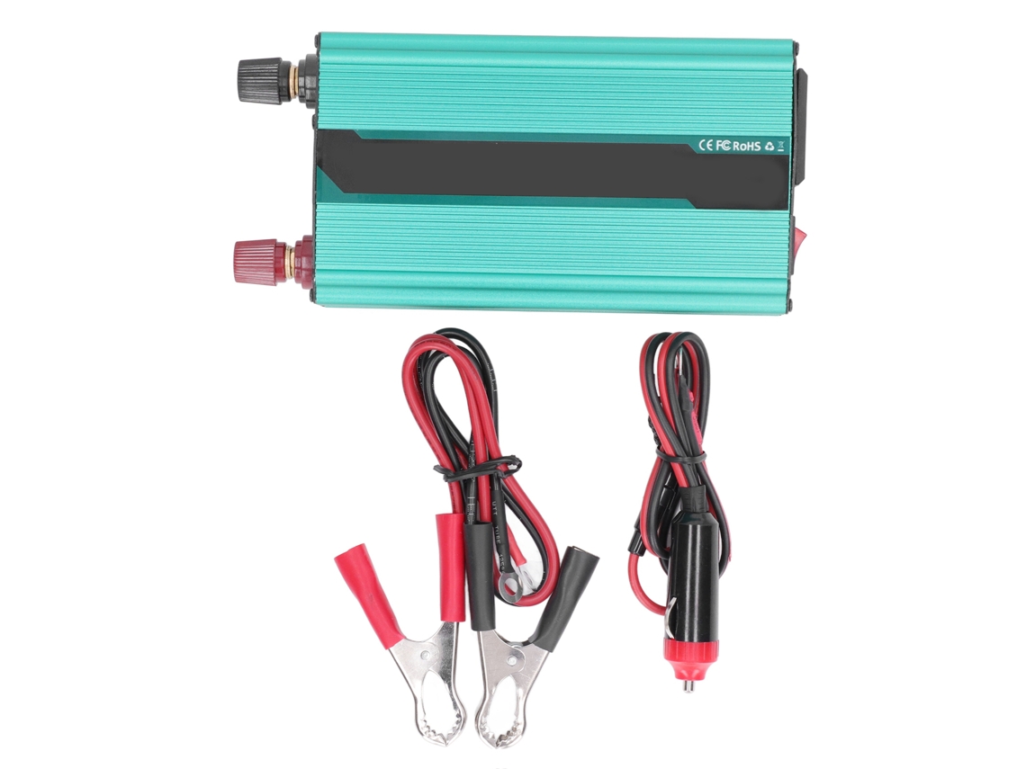 Inversor De Corriente Solar Para Coche De 1000 W, Convertidor De Cc 12 V A Ca 110 V, Adaptador Para Uso Doméstico, En Vehículos Recreativos E Industrial.