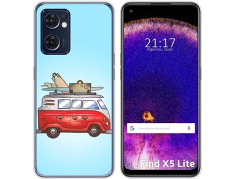 Carcasa Oppo Find X5 Lite 5G TUMUNDOSMARTPHONE Dibujos Furgoneta Multicolor