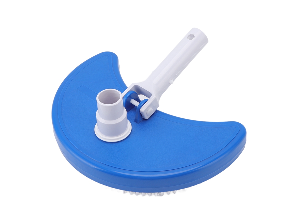 Cabezal De Succión Semicircular Robusto Para Piscinas, Herramienta De Limpieza Con Cepillo Integrado.