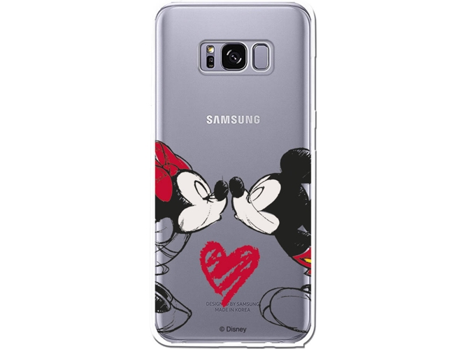 Carcasa Samsung Galaxy S8 DISNEY Mickey y Minnie Beso Multicolor