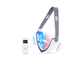 Dispositivo de levantamiento facial de papada con control remoto inteligente (blanco)