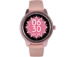 Reloj inteligente con tecnología IP68, resistente al agua, 13 modos deportivos, monitor de ritmo cardíaco, sueño, calorías, cronómetro, para Android e iOS (rosa) Bestvite