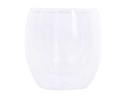 Vaso de doble cristal resistente al calor de 80ml, ideal para té y café KOFIHETY