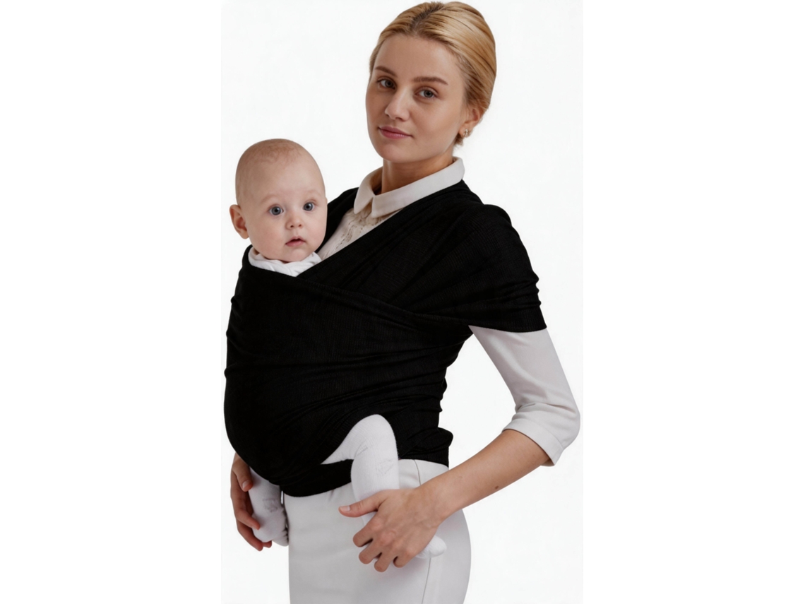 Portabebés Ergonómico Digitallab Para Bebés De Hasta 16 Kg (negro)