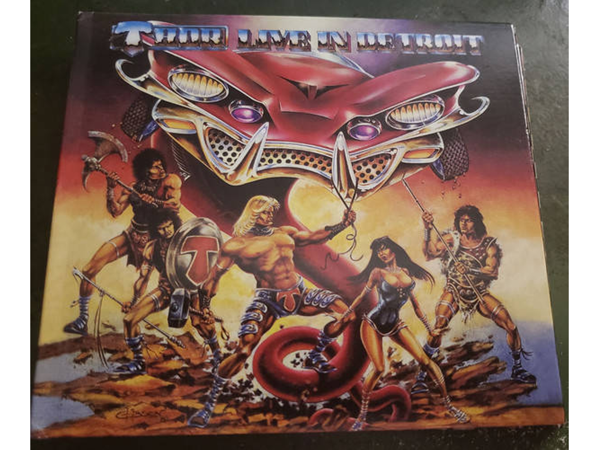 CD + DVD Thor - Live In Detroit