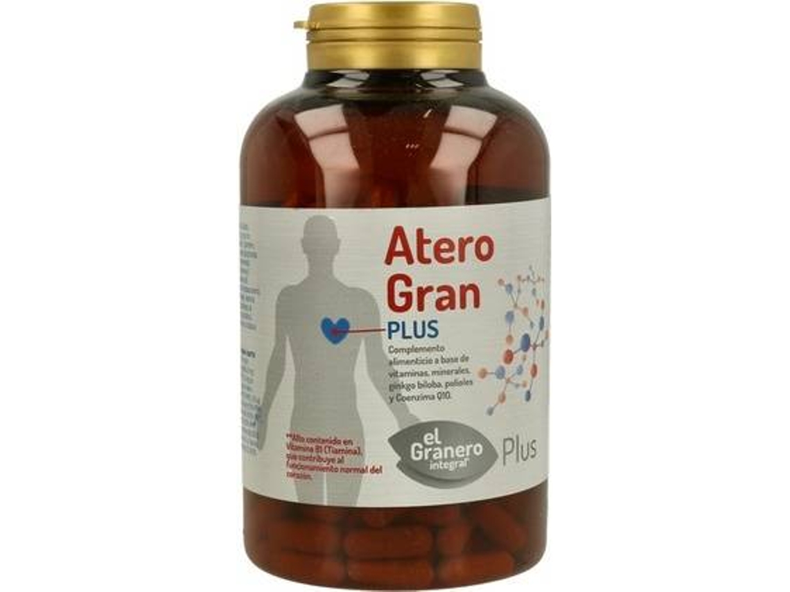 Complemento Alimentar EL GRANERO INTEGRAL Aterogran Plus (270 cápsulas de 700mg)