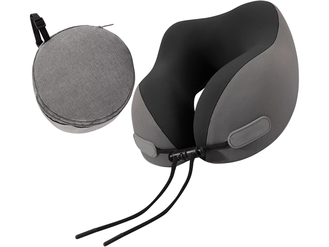 Almohada De Viaje Para El Cuello | Almohada De Vuelo En Forma De U De Espuma Viscoelástica – Almohada Para Dormir Y Descansar Con Soporte