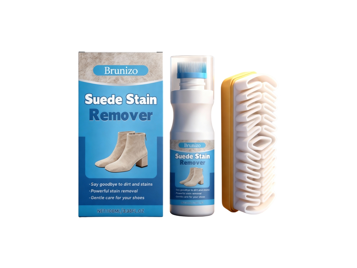 Kit para eliminar manchas de gamuza: eficaz y rápido.