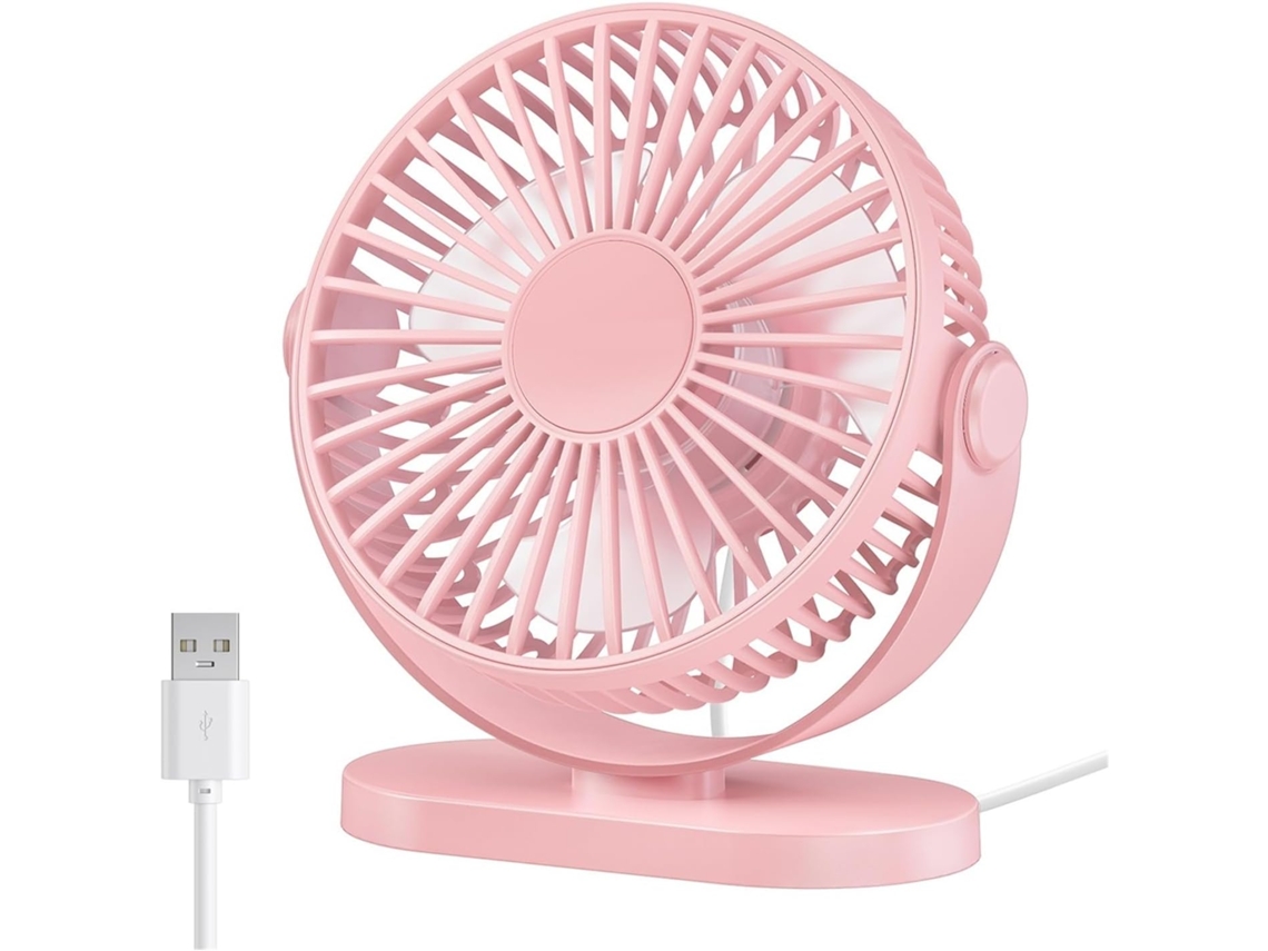 Ventilador 3 V Ajustable Portátil Silencioso Portátil