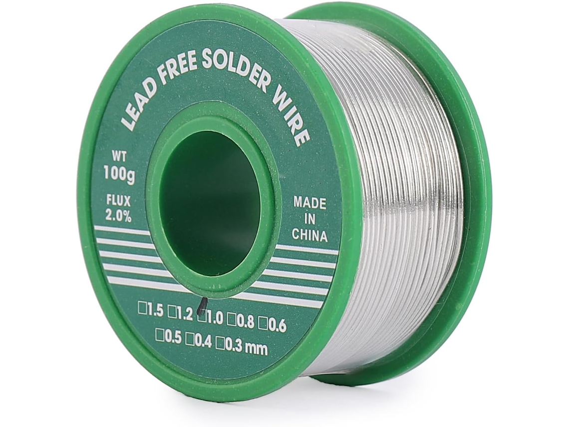 Fio De Solda Sem Chumbo, Sn99 Ag0,3 Cu0,7, Bobina De Solda Com Fluxo Para Soldagem Elétrica