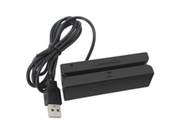 Lector de tarjetas MSR90 con banda magnética, mini lector USB, 3 bandas, compatible con PC