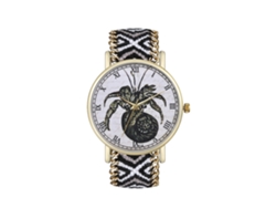 Reloj De Pulsera De Cuarzo Con Correa De Lana Sencilla Y Elegante T14-fg(10)